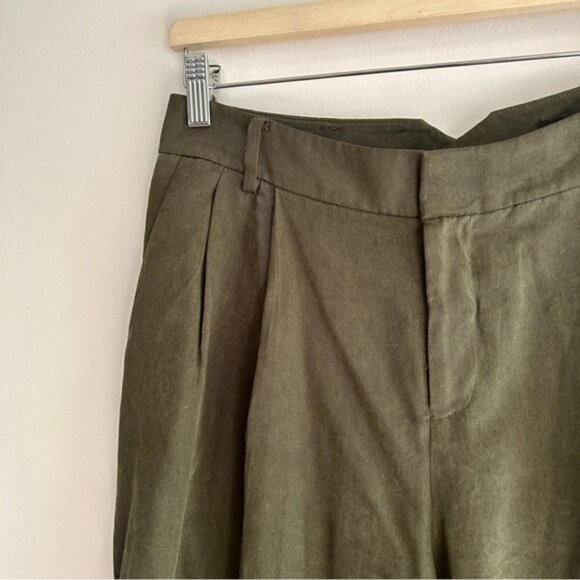 CLUB Monaco Khaki Wide Leg Culotte trousers - Picture 4 of 5
